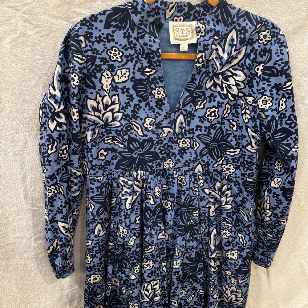 Sail & Sable Ruffled Midi Dress Size M